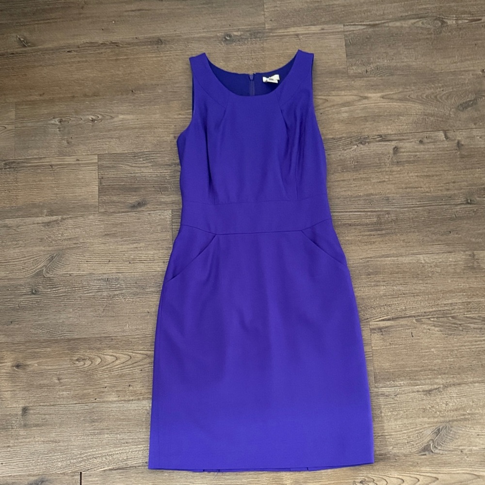 J Crew Elegant Purple Sleeveless Dress